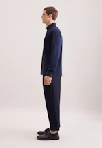 Regular Jersey shirt Uni in Dunkelblau |  Seidensticker Onlineshop
