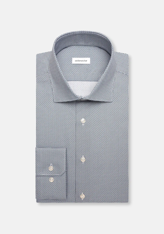 Slim Business shirt Print in Grün | Seidensticker online shop