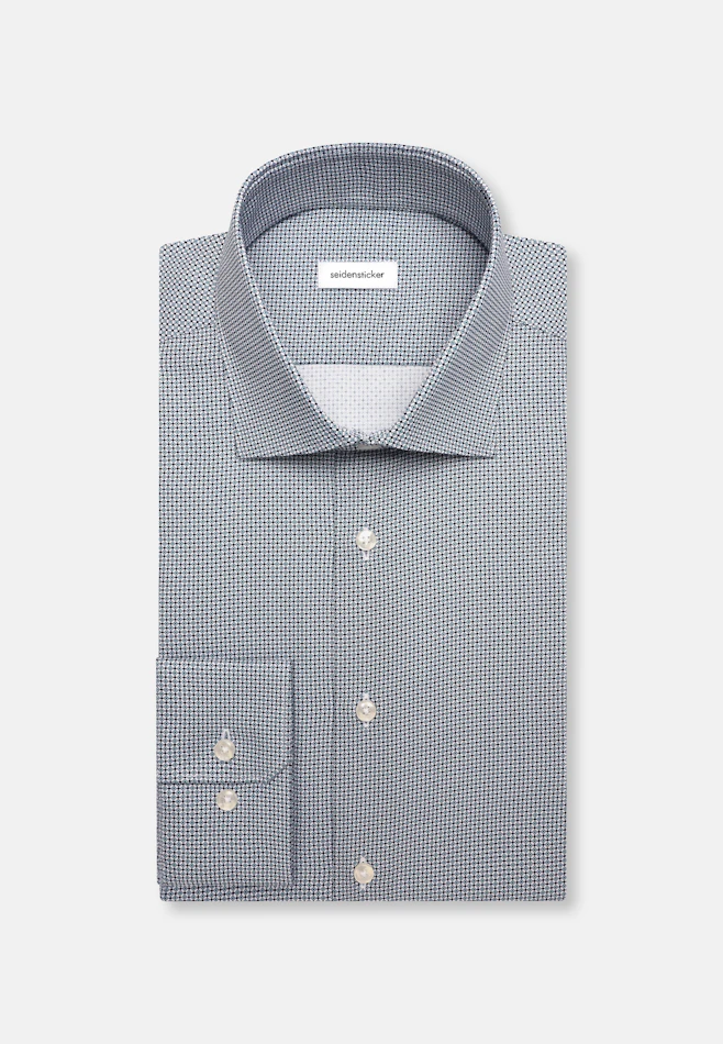 Slim Business shirt Print in Grün | Seidensticker online shop