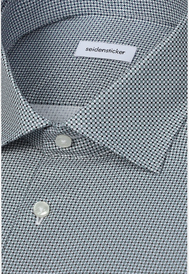 Shaped Business shirt Print in Grün |  Seidensticker Onlineshop