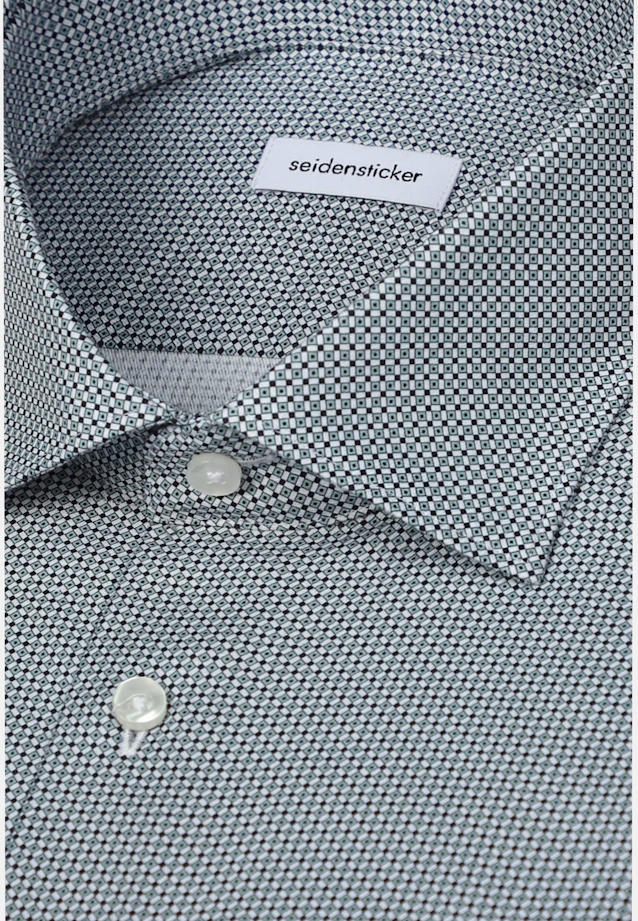 Shaped Business Hemd Druck in Grün |  Seidensticker Onlineshop