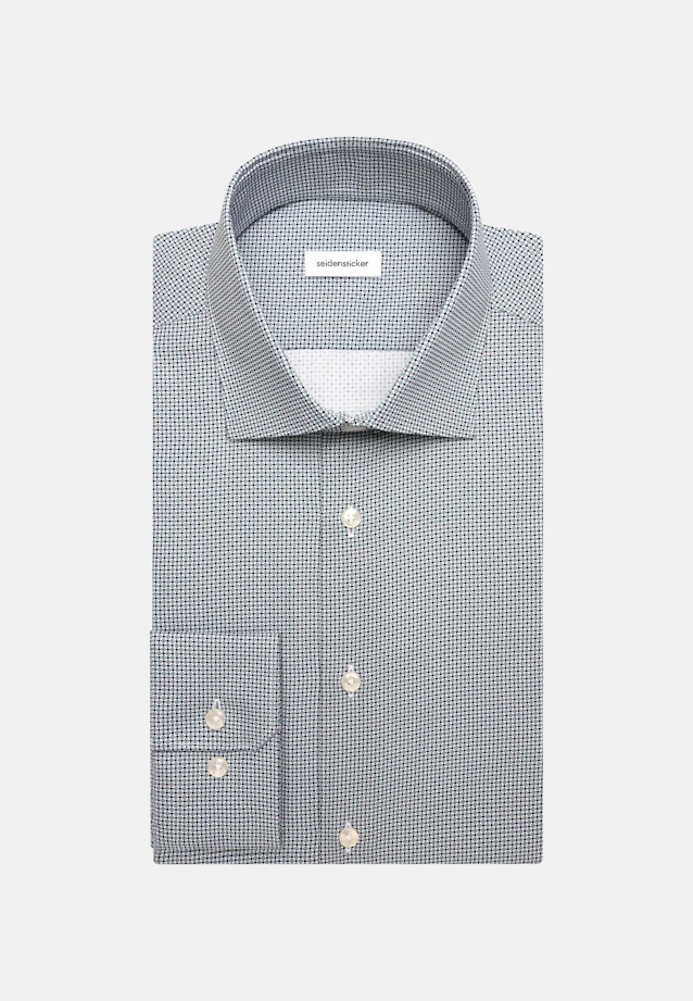 Shaped Business shirt Print in Grün |  Seidensticker Onlineshop