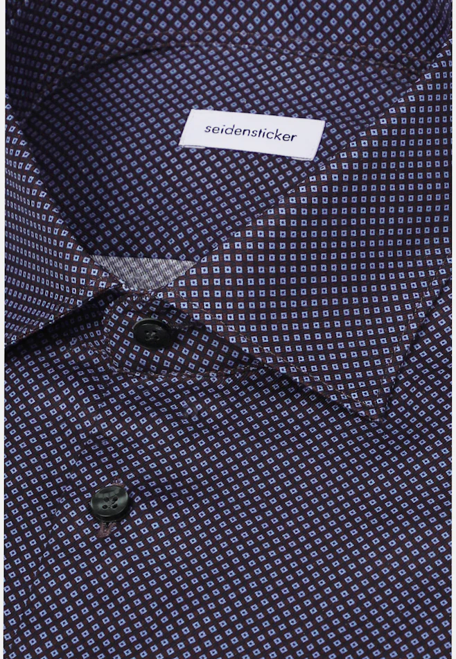Shaped Business shirt Print in Rot | Seidensticker online shop