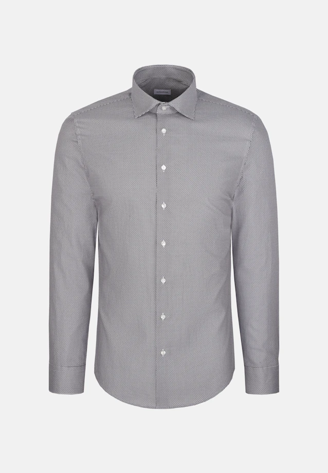Shaped Chemise d'affaires Imprimé in Marron |  Seidensticker Onlineshop