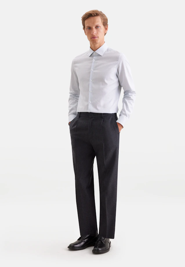 Shaped Business shirt Print in Grün |  Seidensticker Onlineshop