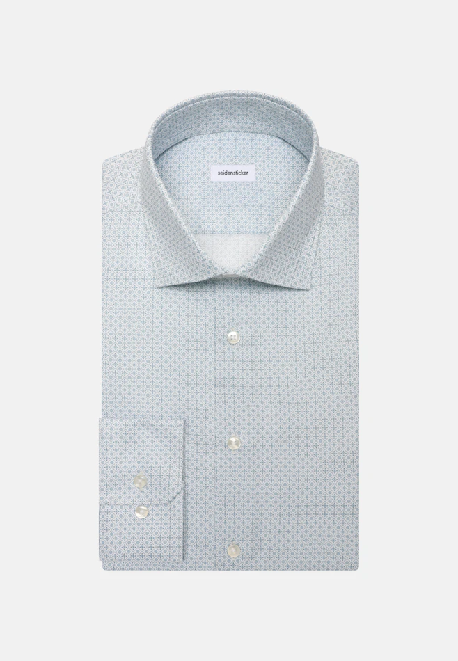 Shaped Business shirt Print in Grün | Seidensticker online shop