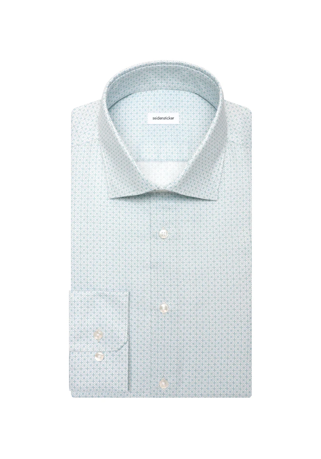 Shaped Chemise d'affaires Imprimé dans Vert | Boutique en ligne Seidensticker