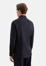 Shaped Business Hemd Struktur in Schwarz |  Seidensticker Onlineshop