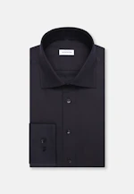 Shaped Business Hemd Struktur in Schwarz |  Seidensticker Onlineshop