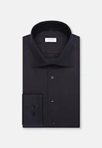 Shaped Business shirt Structure in Schwarz |  Seidensticker Onlineshop