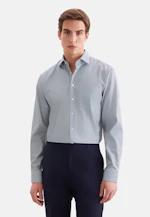 Regular Business shirt Print in Grün |  Seidensticker Onlineshop