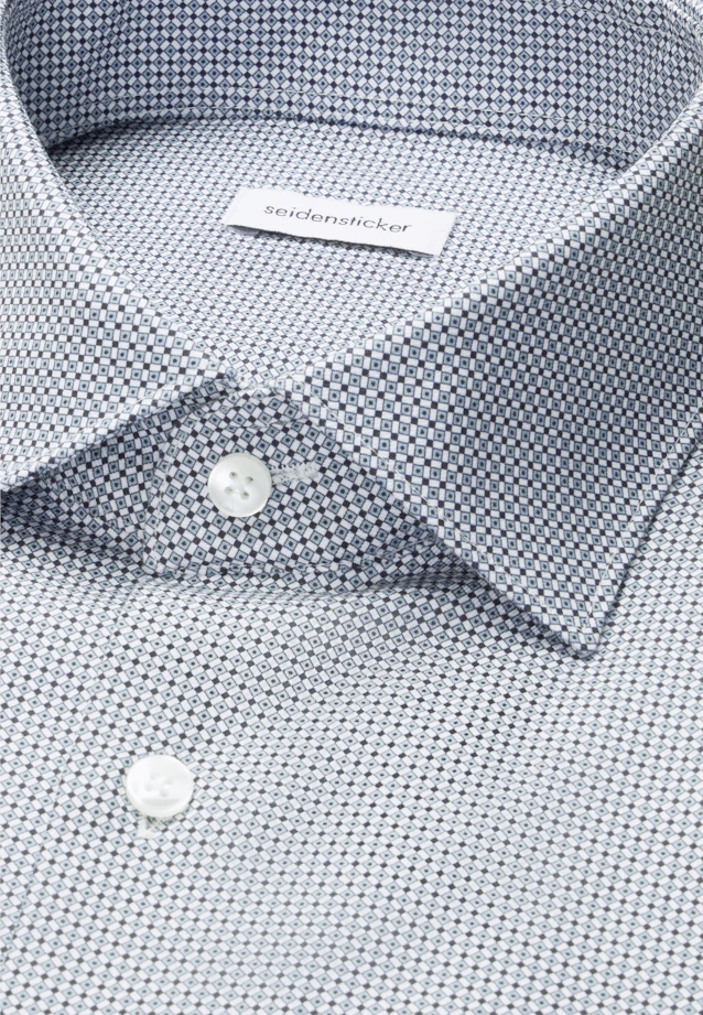 Regular Business shirt Print in Grün |  Seidensticker Onlineshop