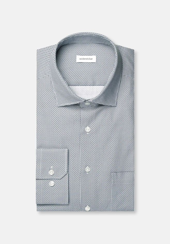 Regular Business shirt Print in Grün | Seidensticker online shop