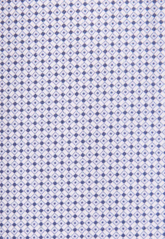 Regular Business shirt Print in Mittelblau |  Seidensticker Onlineshop