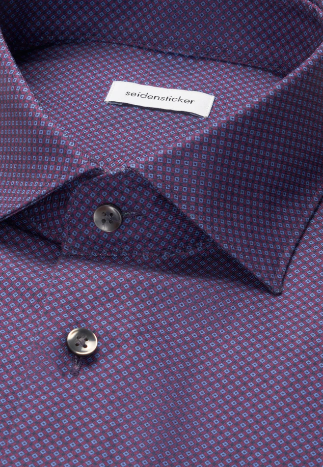 Regular Business shirt Print in Rot | Seidensticker online shop