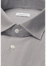 Regular Business shirt Print in Braun |  Seidensticker Onlineshop