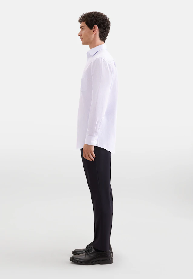 Comfort Business shirt Print in Hellblau |  Seidensticker Onlineshop