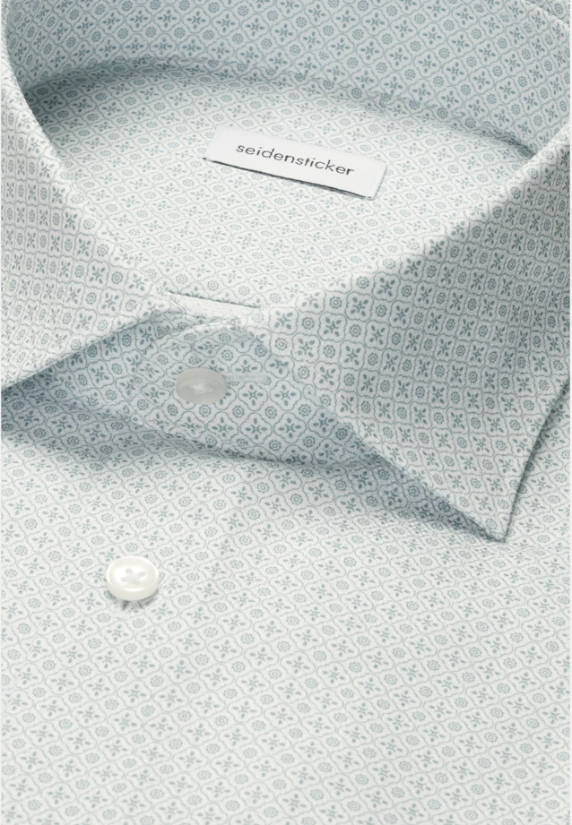 Comfort Business Hemd Druck in Grün |  Seidensticker Onlineshop
