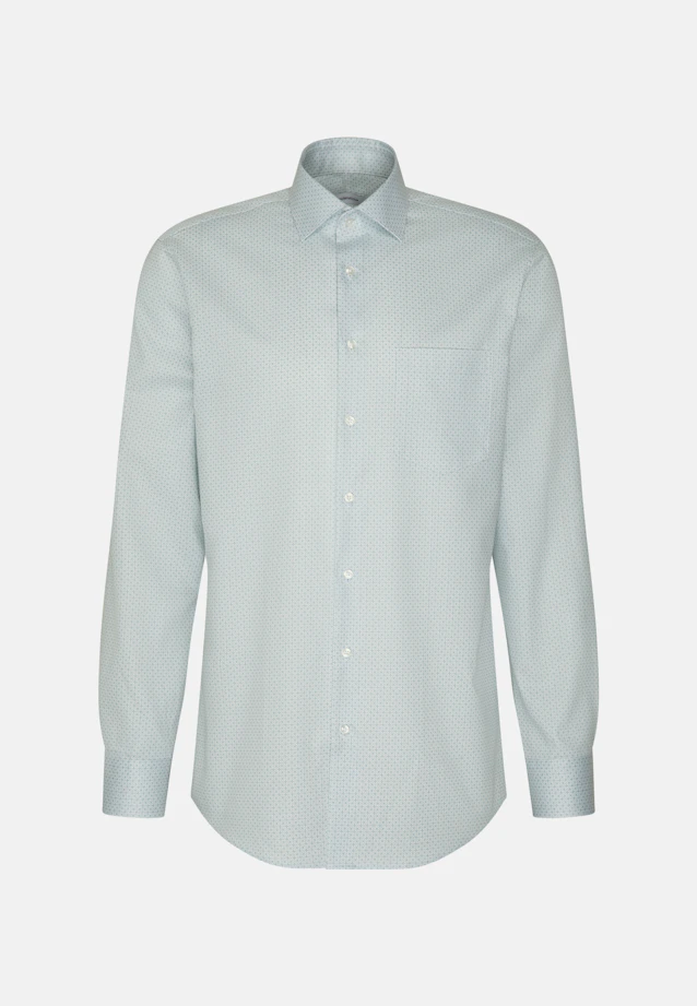 Comfort Business shirt Print in Grün |  Seidensticker Onlineshop