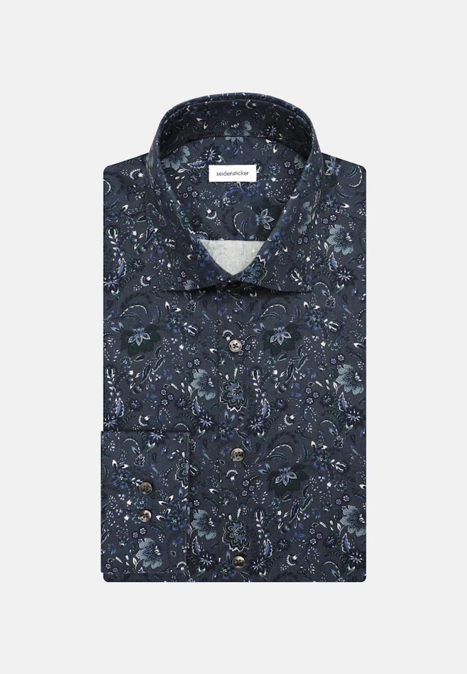 Shaped Business shirt Print in Grey | Seidensticker online shop
