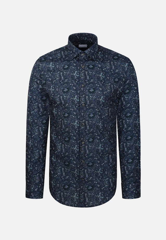 Shaped Business shirt Print in Grey |  Seidensticker Onlineshop