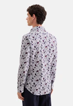 Shaped Business Hemd Druck in Rot |  Seidensticker Onlineshop