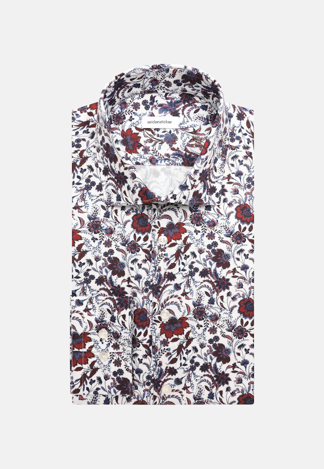 Shaped Business shirt Print in Rot |  Seidensticker Onlineshop