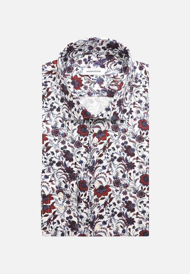 Shaped Business shirt Print in Rot | Seidensticker online shop