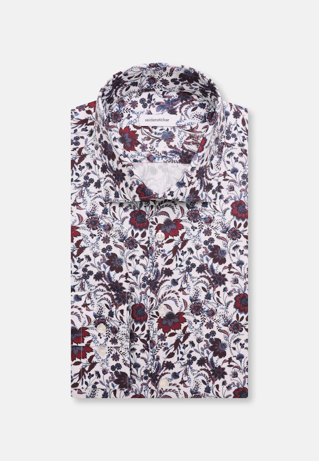 Shaped Business shirt Print in Rot | Seidensticker online shop