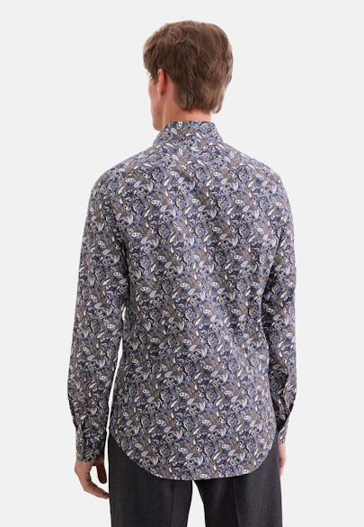 Shaped Chemise d'affaires Imprimé in Marron |  Seidensticker Onlineshop