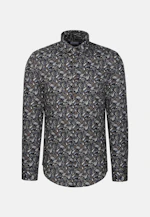 Shaped Business shirt Print in Braun |  Seidensticker Onlineshop