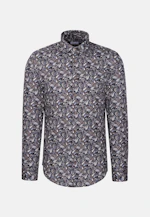 Shaped Business shirt Print in Braun |  Seidensticker Onlineshop