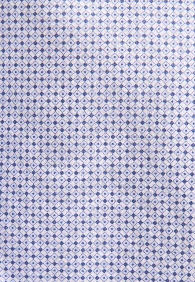 X-Slim Business shirt Print in Mittelblau |  Seidensticker Onlineshop