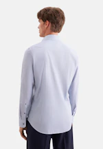 X-Slim Business shirt Print in Mittelblau |  Seidensticker Onlineshop