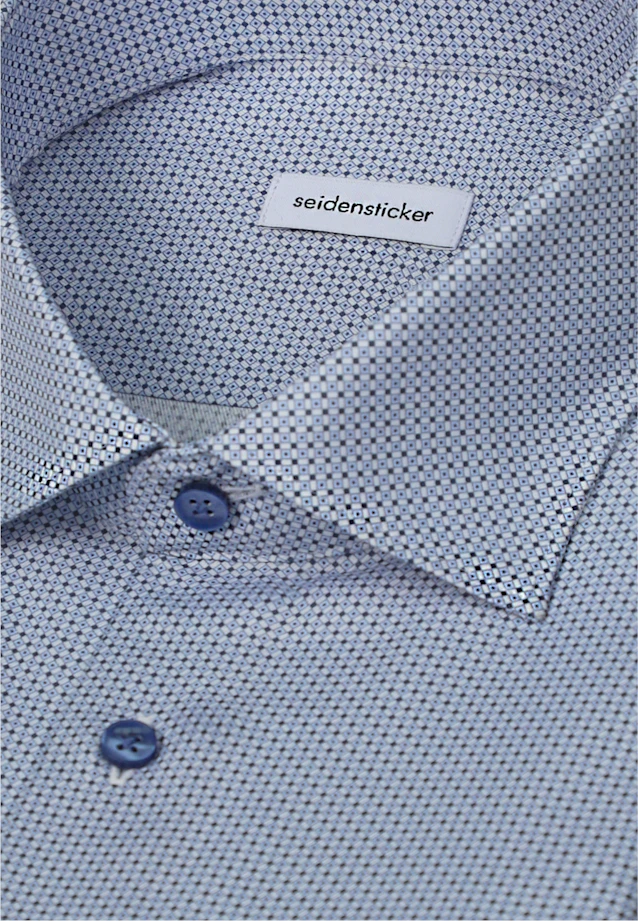 X-Slim Chemise d'affaires Imprimé in Bleu Moyen |  Seidensticker Onlineshop