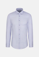 X-Slim Business shirt Print in Mittelblau |  Seidensticker Onlineshop