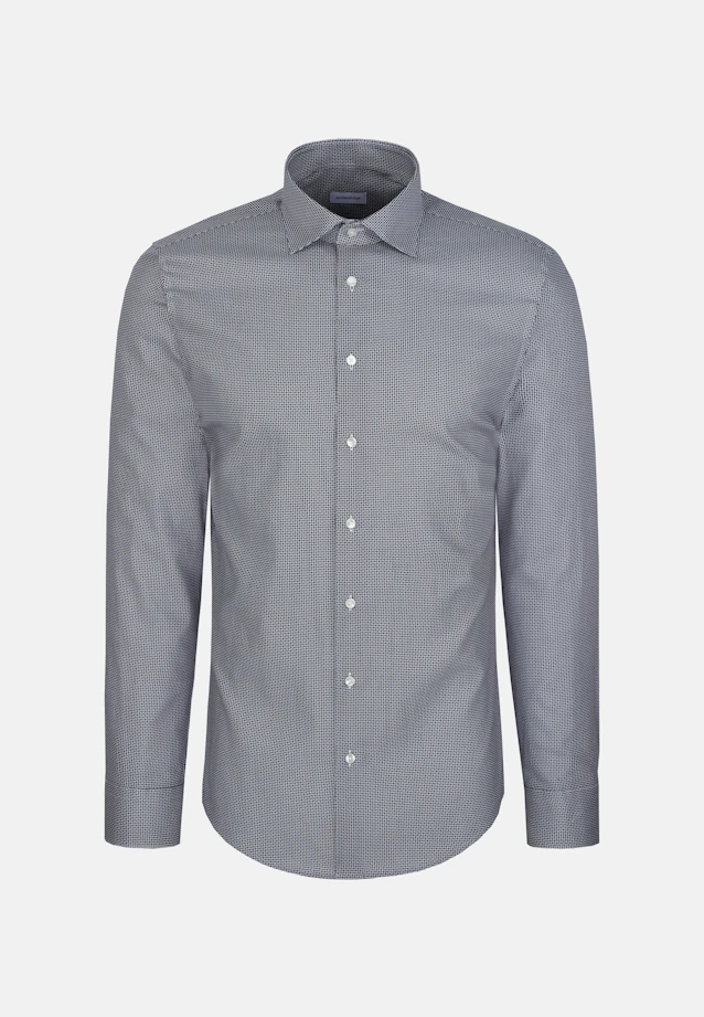 X-Slim Business shirt Print in Braun |  Seidensticker Onlineshop