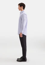 Comfort Business Hemd Druck in Mittelblau |  Seidensticker Onlineshop