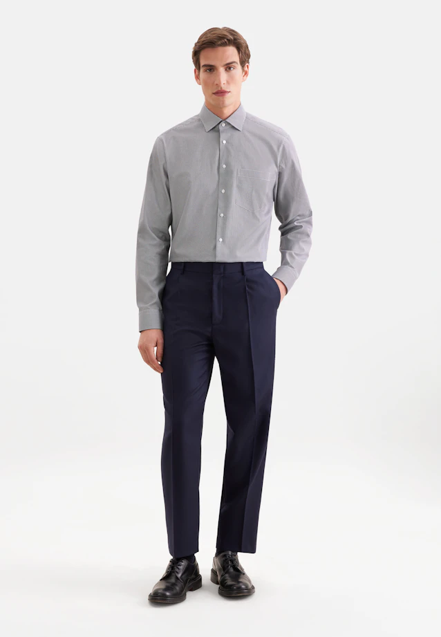 Comfort Business shirt Print in Braun |  Seidensticker Onlineshop