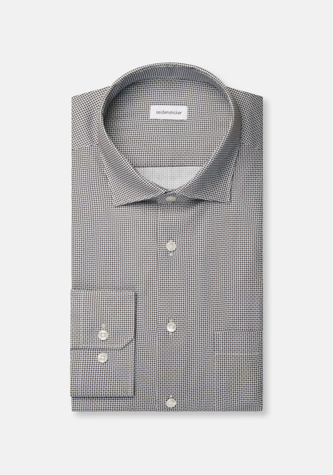 Comfort Business shirt Print in Braun | Seidensticker online shop