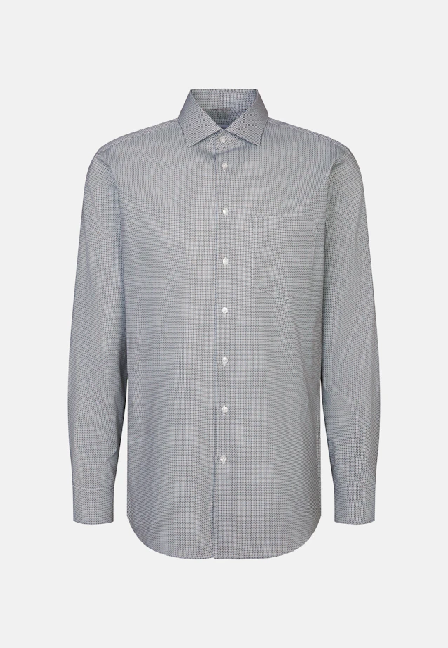 Comfort Business shirt Print in Braun |  Seidensticker Onlineshop