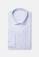 Comfort Business Hemd Gestreift in Mittelblau |  Seidensticker Onlineshop