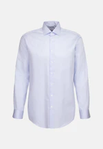 Comfort Business Hemd Gestreift in Mittelblau |  Seidensticker Onlineshop