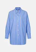Oversized Hemdbluse mit tiefer Passe in Hellblau |  Seidensticker Onlineshop