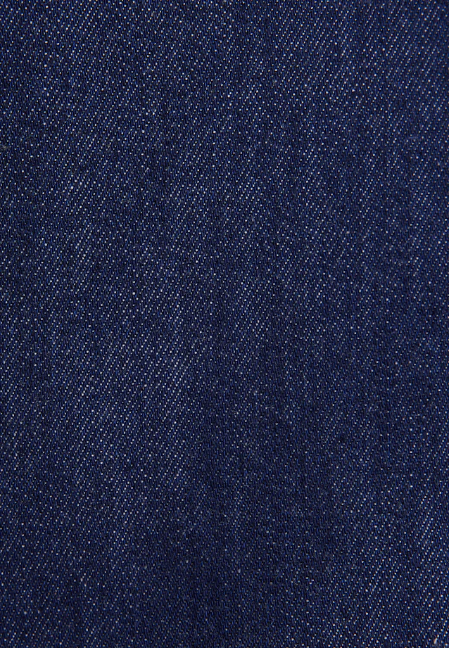 Zweireihiger Blazer mit Pattentaschen aus Denim in Dunkelblau |  Seidensticker Onlineshop