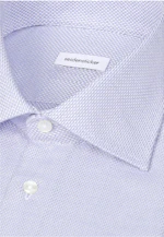 Regular Business shirt Structure in Mittelblau |  Seidensticker Onlineshop