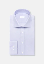 Regular Business shirt Structure in Mittelblau |  Seidensticker Onlineshop