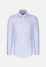 Regular Business shirt Structure in Mittelblau |  Seidensticker Onlineshop