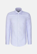 Regular Business shirt Structure in Mittelblau |  Seidensticker Onlineshop