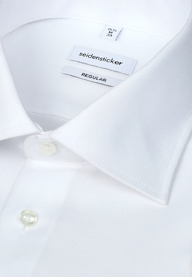 Regular Business Hemd Struktur in Weiß |  Seidensticker Onlineshop